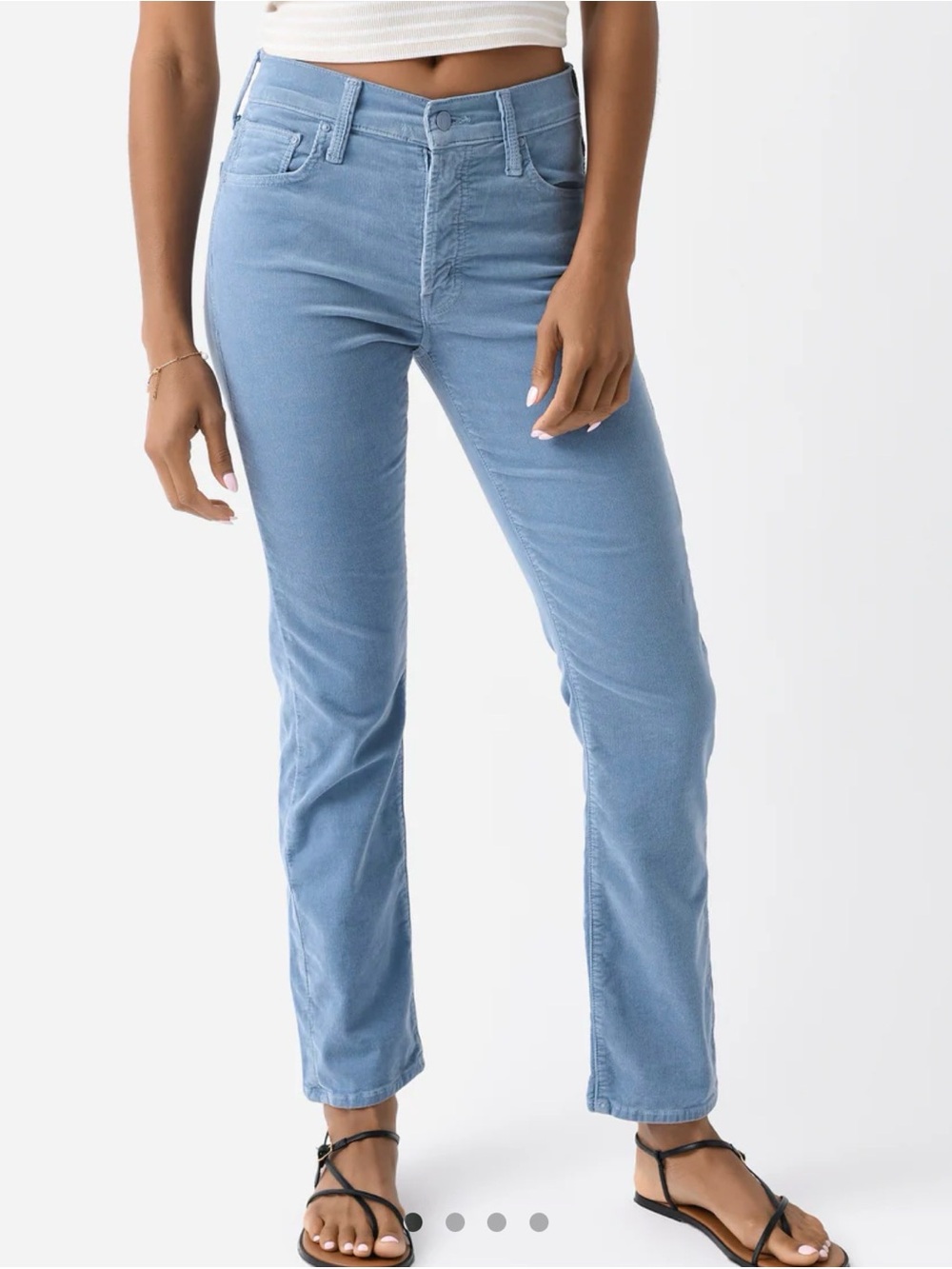 MOTHER The Mid Rise Hiker Hover Jean in Hopscotch, Size 25